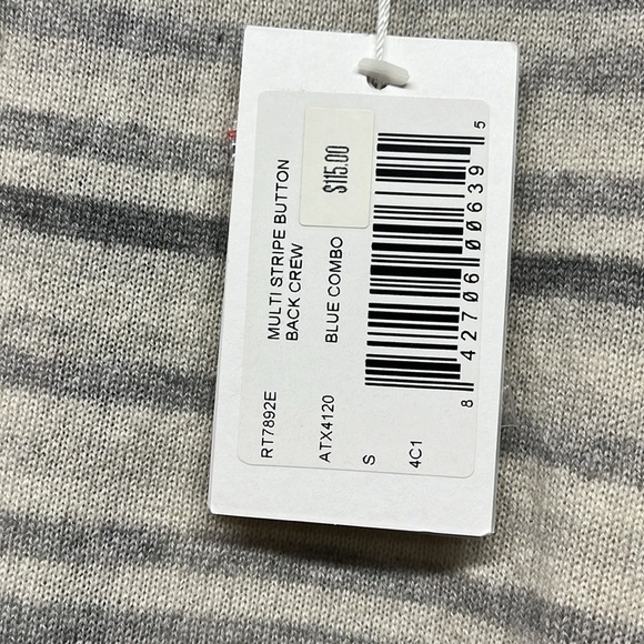 NEW AUTUMN CASHMERE Striped Cashmere Sweater sz small - Picture 5 of 8